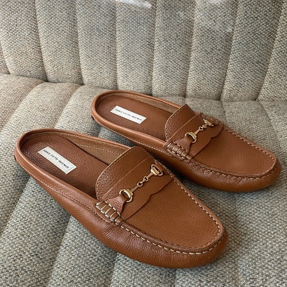 SAKS FIFTH AVENUE - women's open back driving Mocs, size 11 (fit like a 10!) - Picture 1 of 12